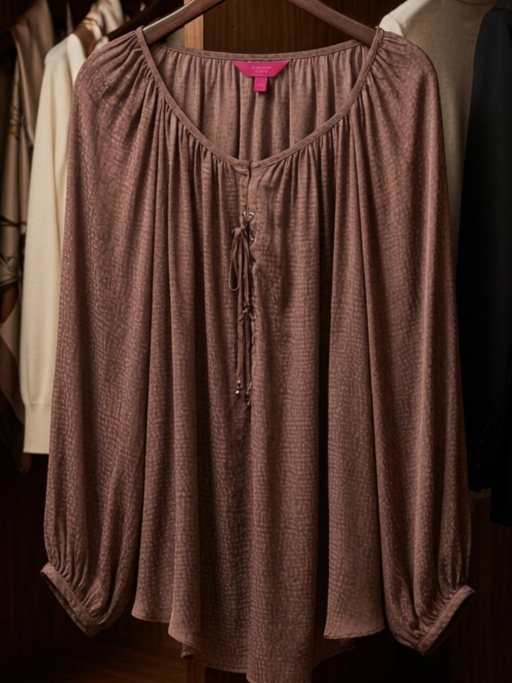 Jennifer Lopez lace up blouse